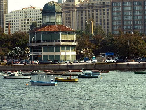 Restaurante Albamar tem uma bela vista da cidade Restaurante Albamar tem uma bela vista da cidade