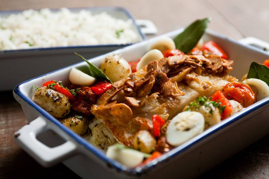 Bacalhau aromático: criação do Santa Satisfação Bacalhau aromático: criação do Santa Satisfação