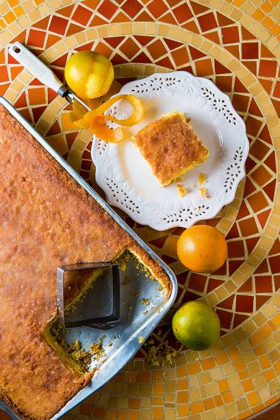 O famoso bolo de laranja O famoso bolo de laranja