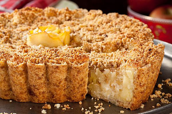 Crumble de maçã da Torta e Cia Crumble de maçã da Torta e Cia