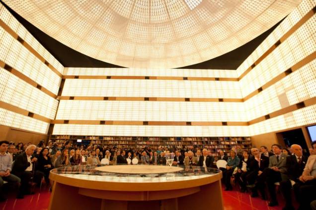 No Auditório das Humanidades acontecem as conferências. O espaço abriga ainda 7.000 livros indicados por personalidades como Jô Soares e Caetano Veloso<br> No Auditório das Humanidades acontecem as conferências. O espaço abriga ainda 7.000 livros indicados por personalidades como Jô Soares e Caetano Veloso<br>