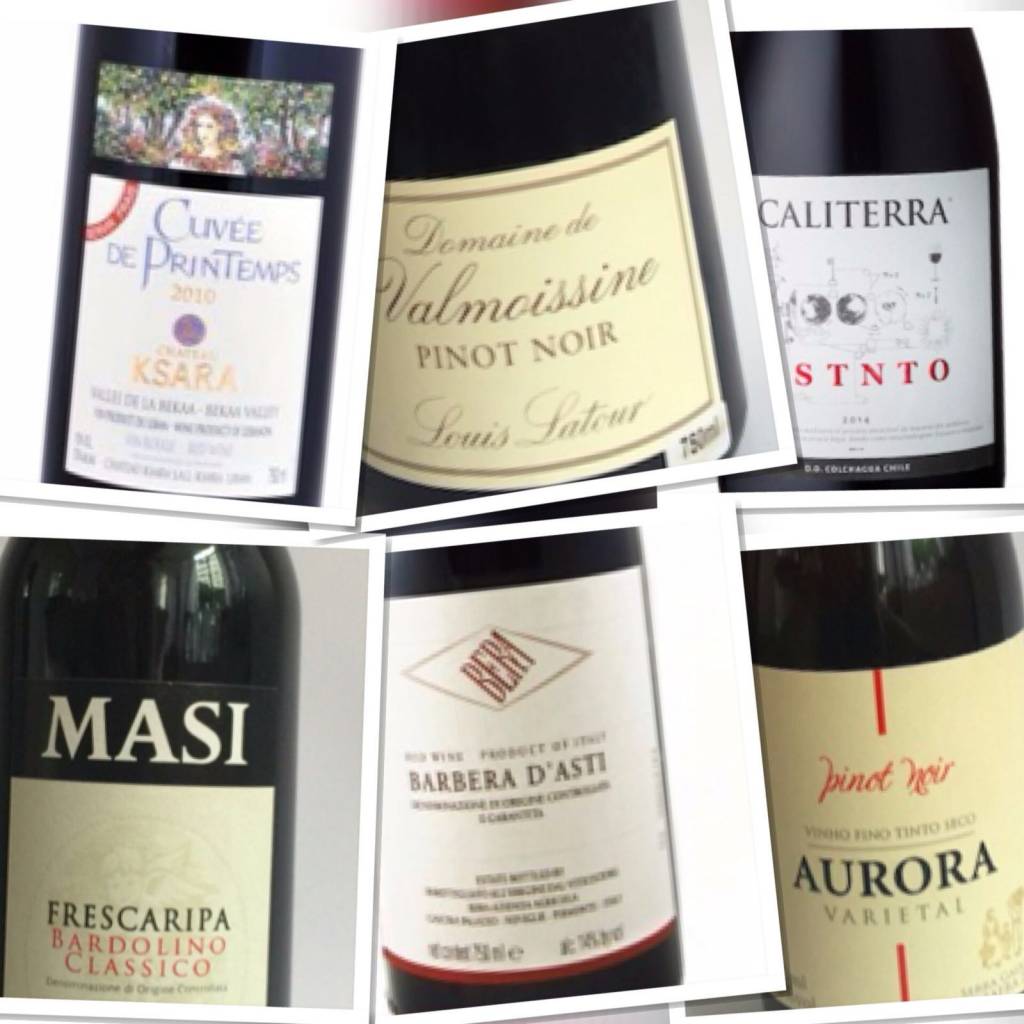 Tintos para matar a sede