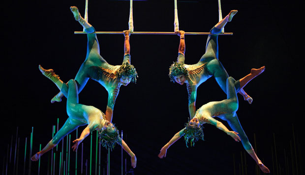 Ingressos à venda para espetáculo do Cirque du Soleil no Rio