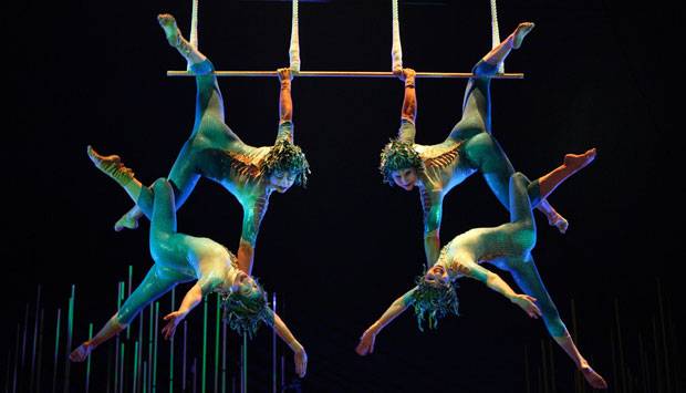 Ingressos à venda para espetáculo do Cirque du Soleil no Rio