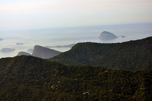 A floreta é ameaçada diariamente pela favelização de encostas e a expansão imobiliária, mas 44% do verde carioca está preservado por lei<br> A floreta é ameaçada diariamente pela favelização de encostas e a expansão imobiliária, mas 44% do verde carioca está preservado por lei<br>