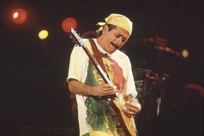 Show do lend&aacute;rio guitarrista mexicano Santana<br>
