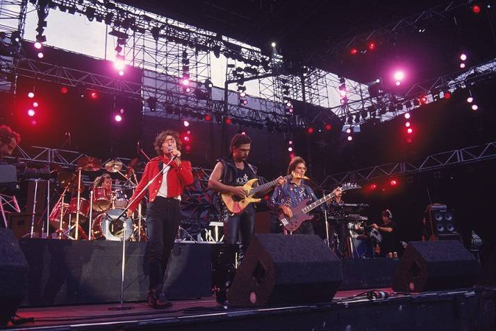 Show do Capital Inicial, banda que tem mais de 20 anos de carreira e tamb&eacute;m est&aacute; no Rock in Rio 2011<br>