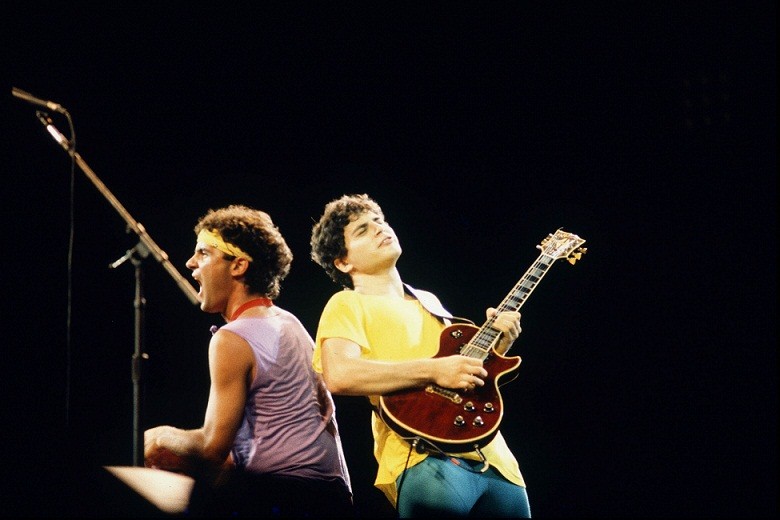 Cazuza e Roberto Frejat, à época do conjunto Barão Vermelho<br> Cazuza e Roberto Frejat, à época do conjunto Barão Vermelho<br>