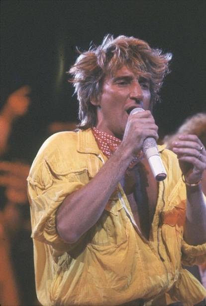 O show de Rod Stewart foi tido na época como um dos melhores do festival<br> O show de Rod Stewart foi tido na época como um dos melhores do festival<br>