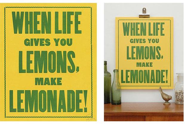 Quando a vida te d&aacute; lim&otilde;es, fa&ccedil;a uma limonada<br>