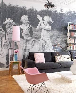 Adesivos feitos com fotos P&B (preto e branco) tamb&eacute;m d&atilde;o todo um charme &agrave; decora&ccedil;&atilde;o.<br>