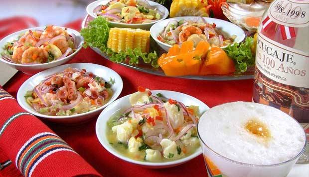 O prato peruano leva peixe marinado em suco de lim&atilde;o<br>