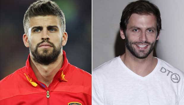 O zagueiro do Barcelona Gerard Piqué se parece muito com o ator Henri Castelli. Você não acha?<br> O zagueiro do Barcelona Gerard Piqué se parece muito com o ator Henri Castelli. Você não acha?<br>
