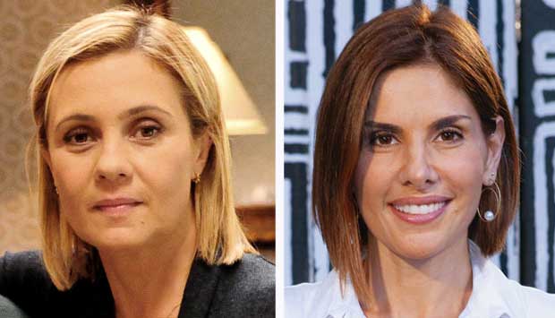 ADRIANA ESTEVES:<br>Cor<br>Loiro-mel com mechas invisíveis (nome dado à técnica que faz mechas bem fininhas, menos marcadas).<br>Corte<br>Chanel médio e reto.<br>Finalização<br>Antes de secar, aplique um defrisante, que deixa o cabelo saudável.<br>Dica<br>Seque os fios usand<br> ADRIANA ESTEVES:<br>Cor<br>Loiro-mel com mechas invisíveis (nome dado à técnica que faz mechas bem fininhas, menos marcadas).<br>Corte<br>Chanel médio e reto.<br>Finalização<br>Antes de secar, aplique um defrisante, que deixa o cabelo saudável.<br>Dica<br>Seque os fios usand<br>