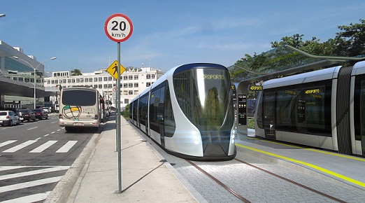 O aeroporto será um dos locais em que o VLT terá estação. Quando estiver em pleno funcionamento, em 2016, vai contar com 32 carros<br> O aeroporto será um dos locais em que o VLT terá estação. Quando estiver em pleno funcionamento, em 2016, vai contar com 32 carros<br>