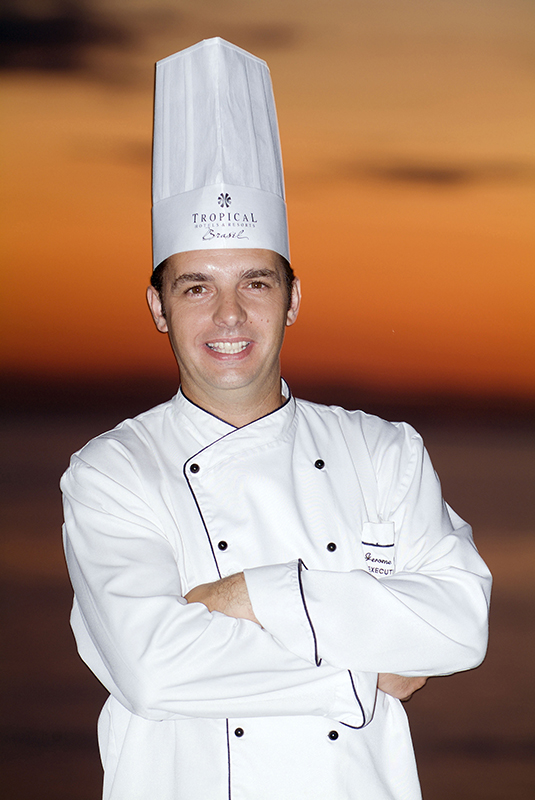 Jerome Dardillac, chef executivo do restaurante Karu Grill, do Hotel Tropical.