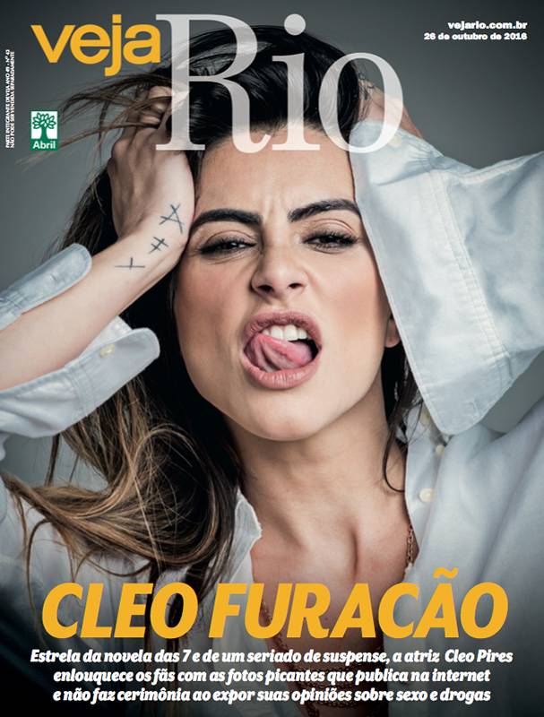 Cleo Pires divulga música que compôs, em inglês, com exclusividade para VEJA RIO. Ela mesma canta, ouça