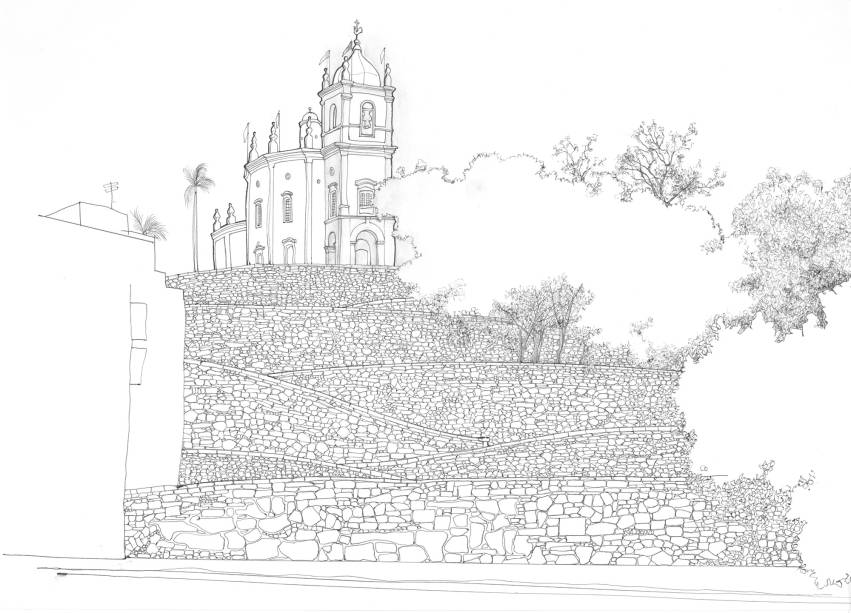 O Rio pelo traço de Cássio Loredano: desenhos produzidos com grafite, nanquim, esferográfica e aquarela O Rio pelo traço de Cássio Loredano: desenhos produzidos com grafite, nanquim, esferográfica e aquarela