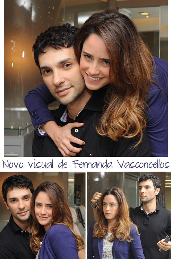 Os novos cabelos de Fernanda Vasconcellos