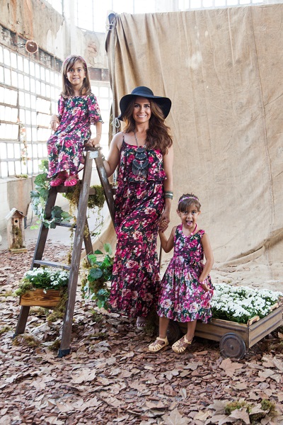 Giovanna Antonelli assina coleção de roupas para loja de departamento e estrela campanha com as filhas