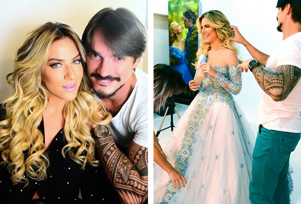 Giovanna Ewbank vira Cinderela em homenagem ao filme em cartaz no cinema. Veja o passo a passo da maquiagem de princesa
