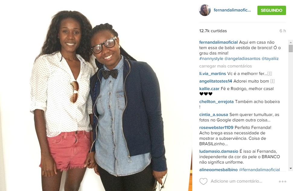 Fernanda Lima é criticada e acusada de racismo após publicar foto das babás de seus filhos na internet. Entenda