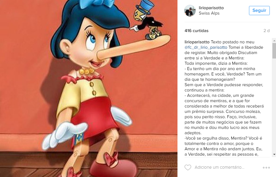 Acusado de agressão física, empresário Lírio Parisotto manda indireta para Luiza Brunet