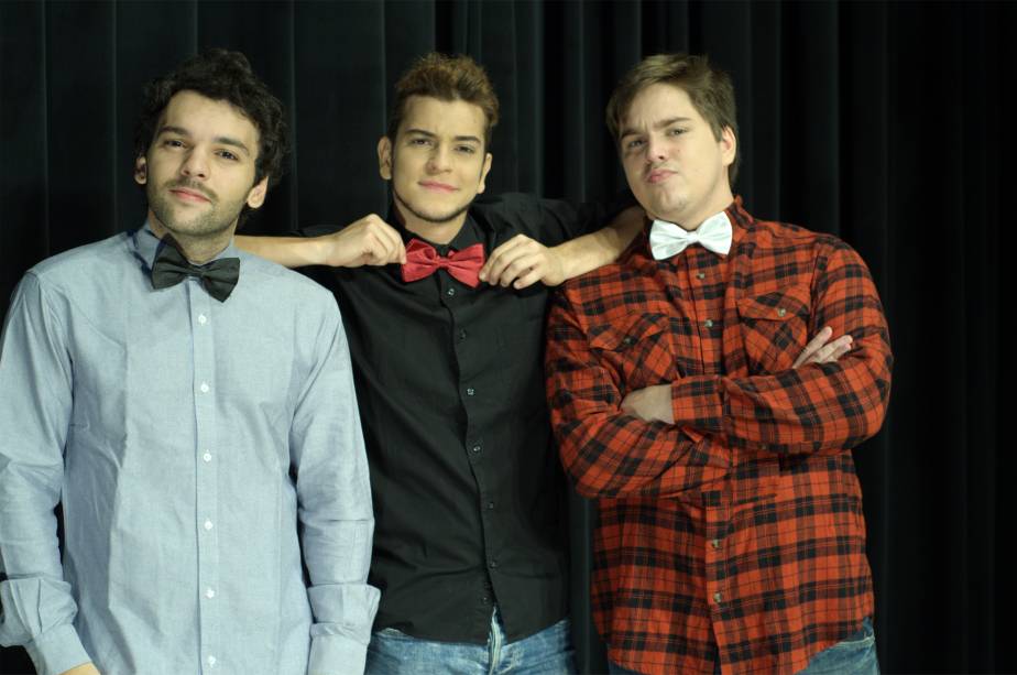 Raphael Ghanem, Victor Lamoglia e Lucas Salles: comédia de improviso Raphael Ghanem, Victor Lamoglia e Lucas Salles: comédia de improviso