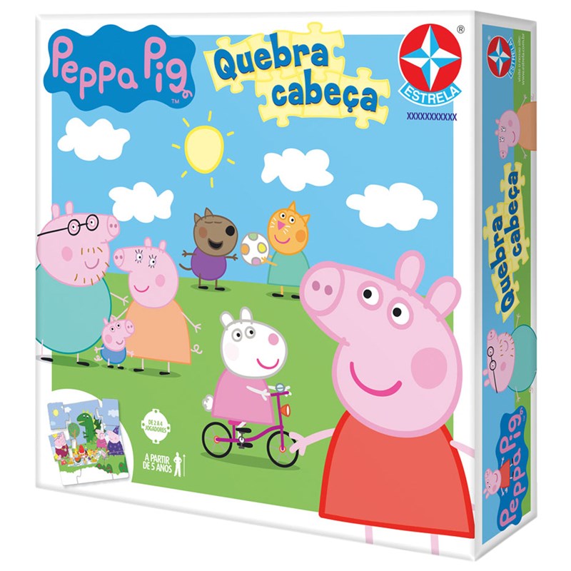 quebra-cabeca-peppa-pig-estrela