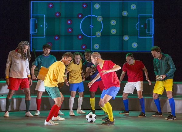 O elenco de Samba Futebol Clube (crédito: Leo Aversa) Foto: Leo Aversa – Crédito obrigatório.