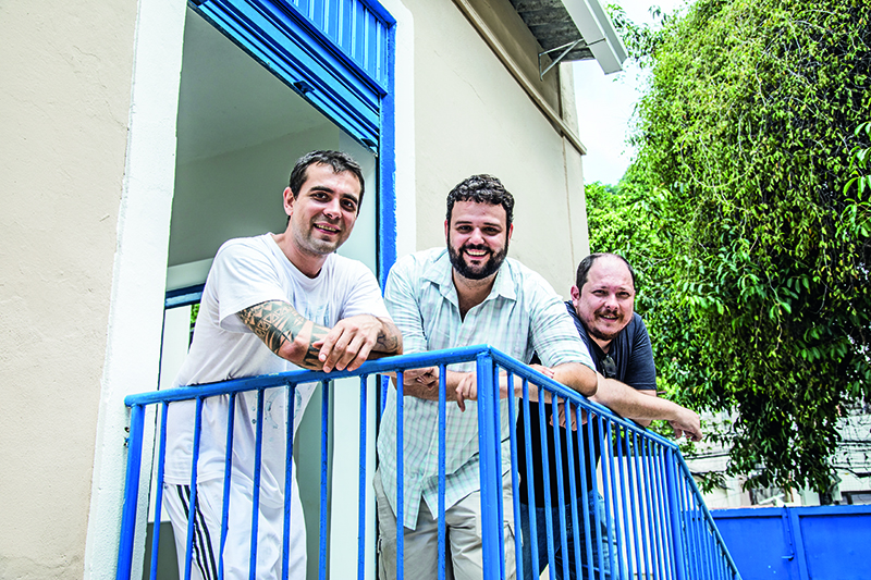 Thiago Flore, Bruno Magalhães e PC Ferreira Thiago Flore, Bruno Magalhães e PC Ferreira