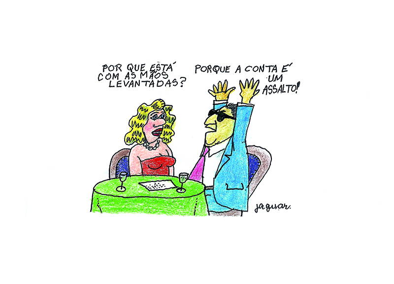 Ilustrações de Jaguar estão à venda no Clube dos Marimbás