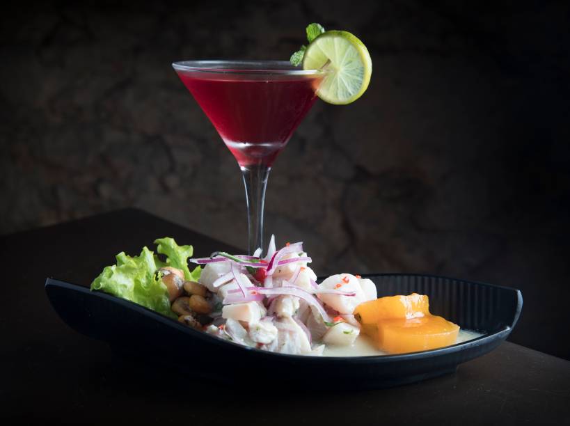 Ceviche peruano (R$ 32,00): dica do cardápio do chef Marco Espinoza