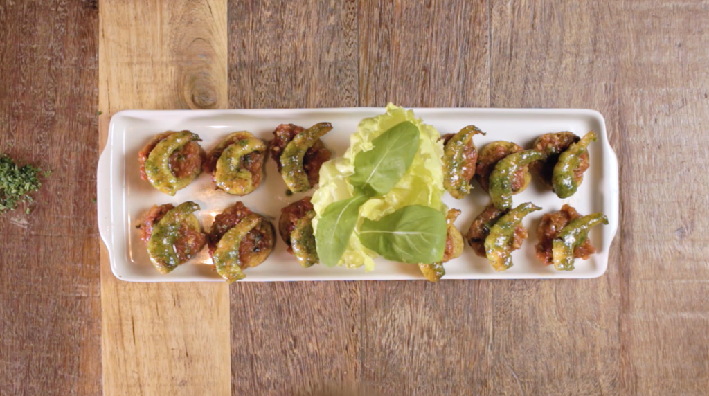 Design Your Food: crostine de camarão do Camarada Camarão