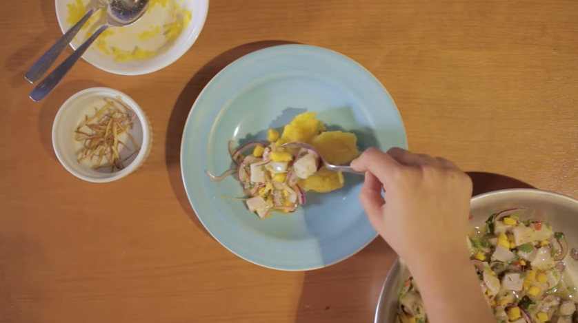 Design Your Food: ceviche de peixe branco do In House Café-Bistrô