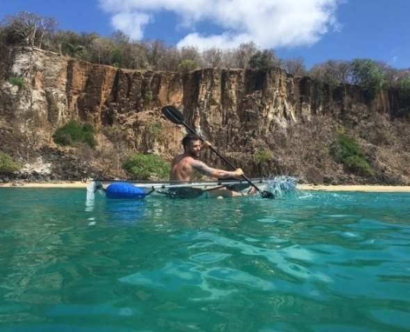 Noronha: um dos lugares favoritos da família, a ilha foi escolhida para abrigar uma pousada, afinada com as propostas de sustentabilidade e politicamente corretas que regem o estilo de vida de ambos