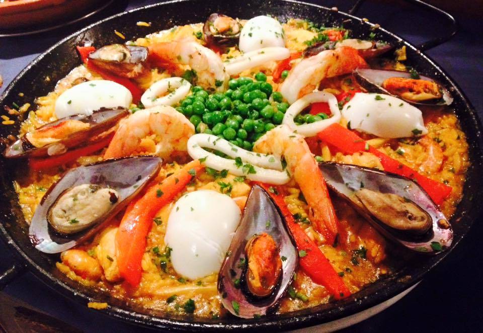 Fim de tarde; paella