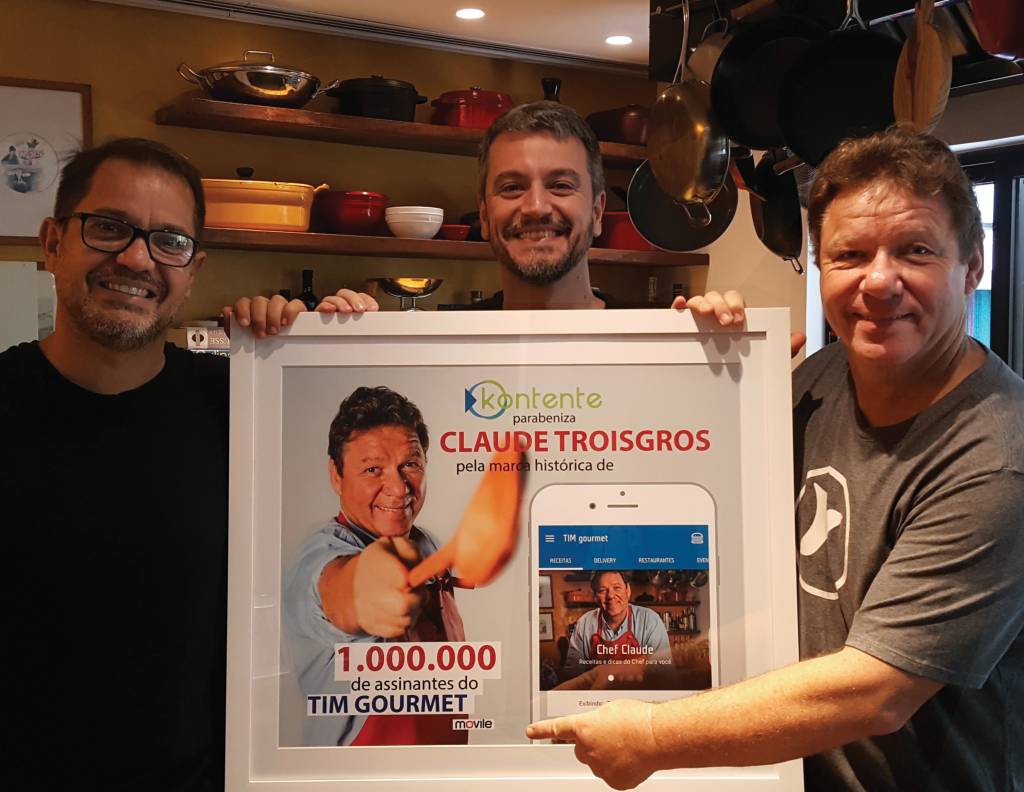 Claude Troisgros atinge 1 milhão de seguidores em seu aplicativo