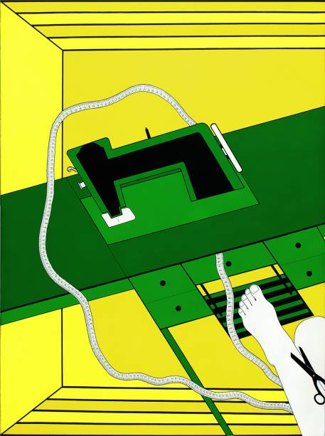 A obra de Wanda Pimentel, da série Envolvimento: temas do universo feminino e diálogo com a canção 'Baby' A obra de Wanda Pimentel, da série Envolvimento: temas do universo feminino e diálogo com a canção 'Baby'