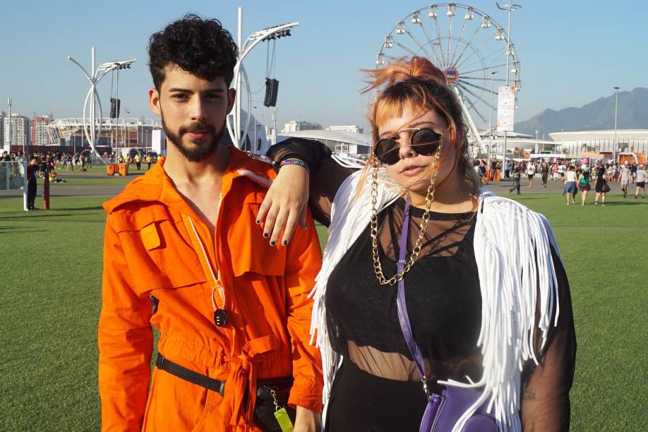 Jorge Luiz, 22 anos, e Raissa Galv&atilde;o (Ray Neon), 21 anos