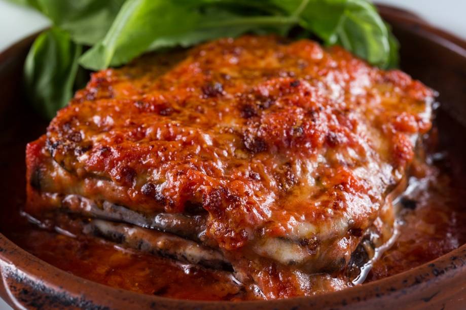 Lasanha de berinjela: delícia da seção de entradas Lasanha de berinjela: delícia da seção de entradas