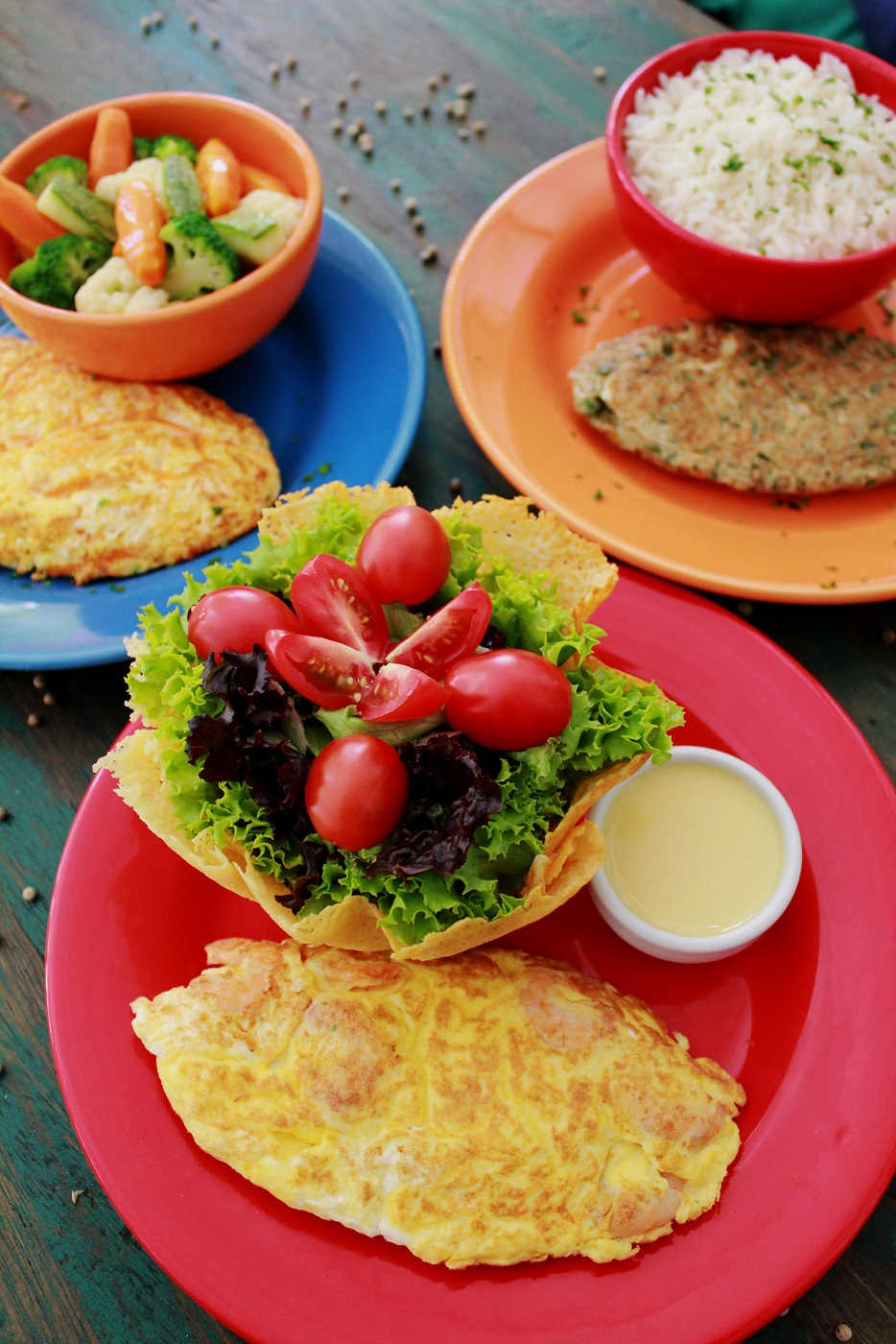 Santa Satisfação faz festival de omeletes