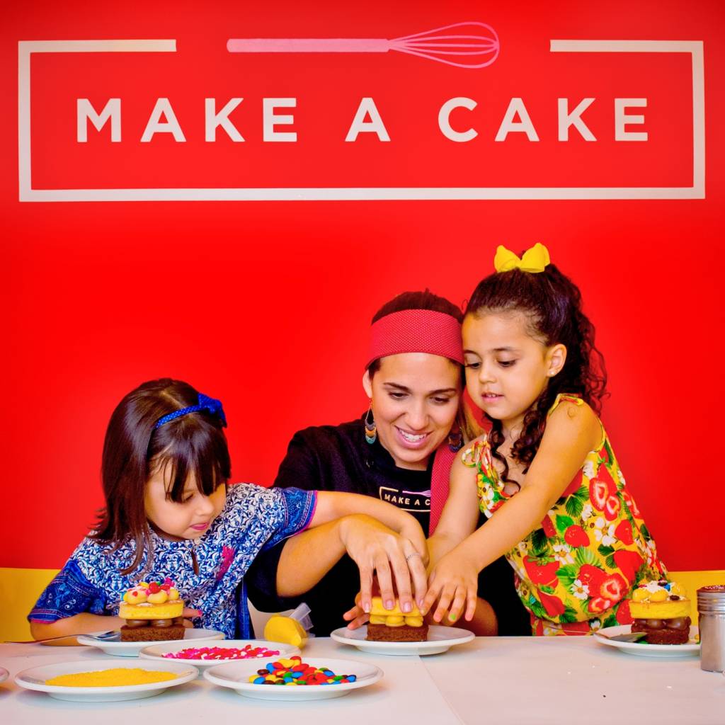 Make a Cake promove oficina de bolos para crianças no feriado