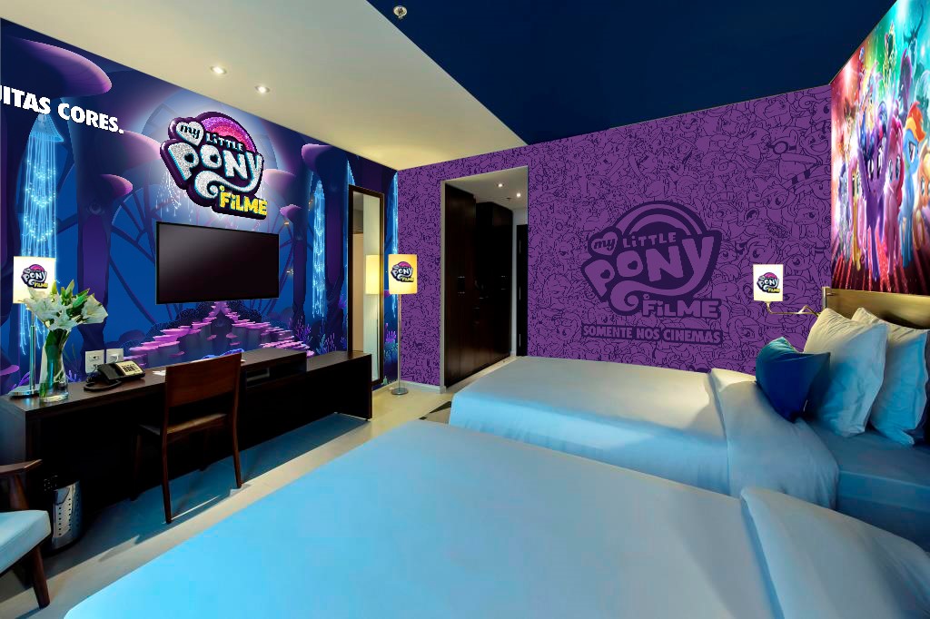 Hotel na Zona Oeste cria quarto inspirado em ‘My Little Pony’