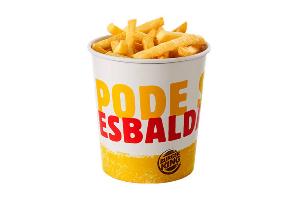 Burger King encara McDonald’s com balde de fritas na Black Friday
