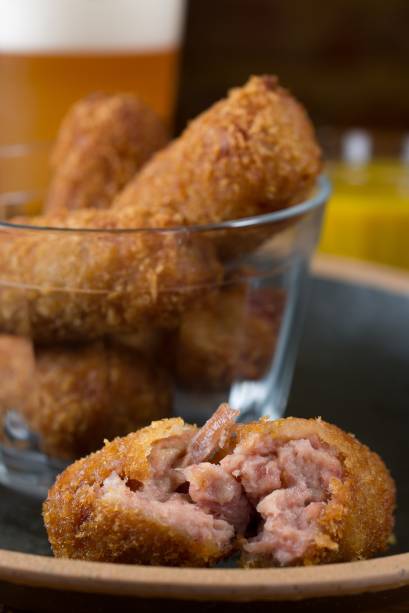Croquete de joelho de porco: novidade do Botero Croquete de joelho de porco: novidade do Botero
