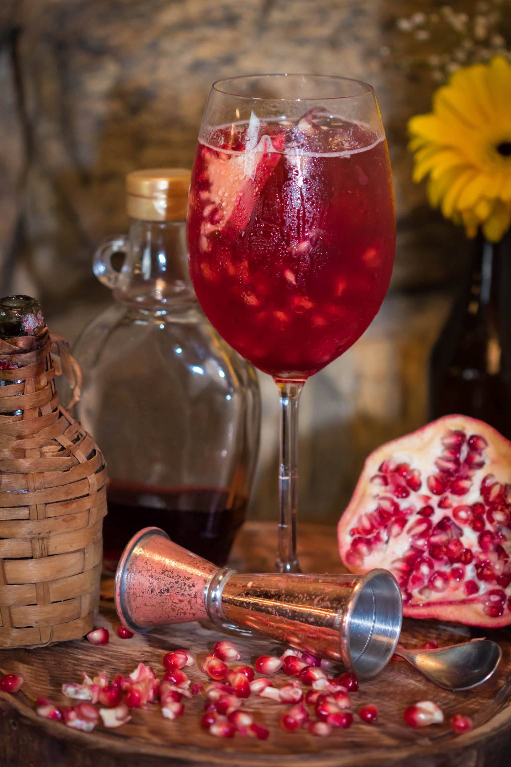 Três drinques com romã para dar sorte no Ano Novo