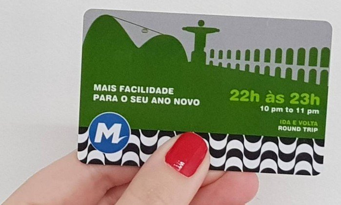 MetrôRio começa a vender cartões para o Réveillon