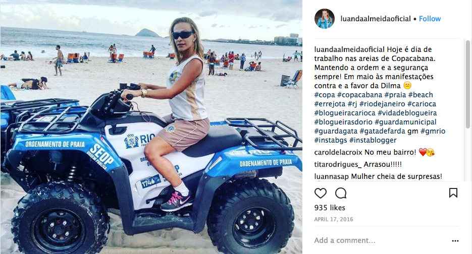 Luanda &eacute; funcion&aacute;ria da Guarda Municipal h&aacute; seis anos