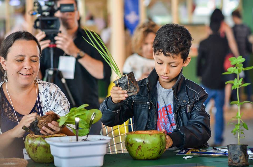 Mão na massa: oficinas de arte, culinária e horta para pequenos
